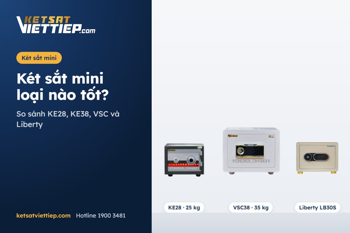 Két sắt mini KE28, VSC38 và Liberty LB30S