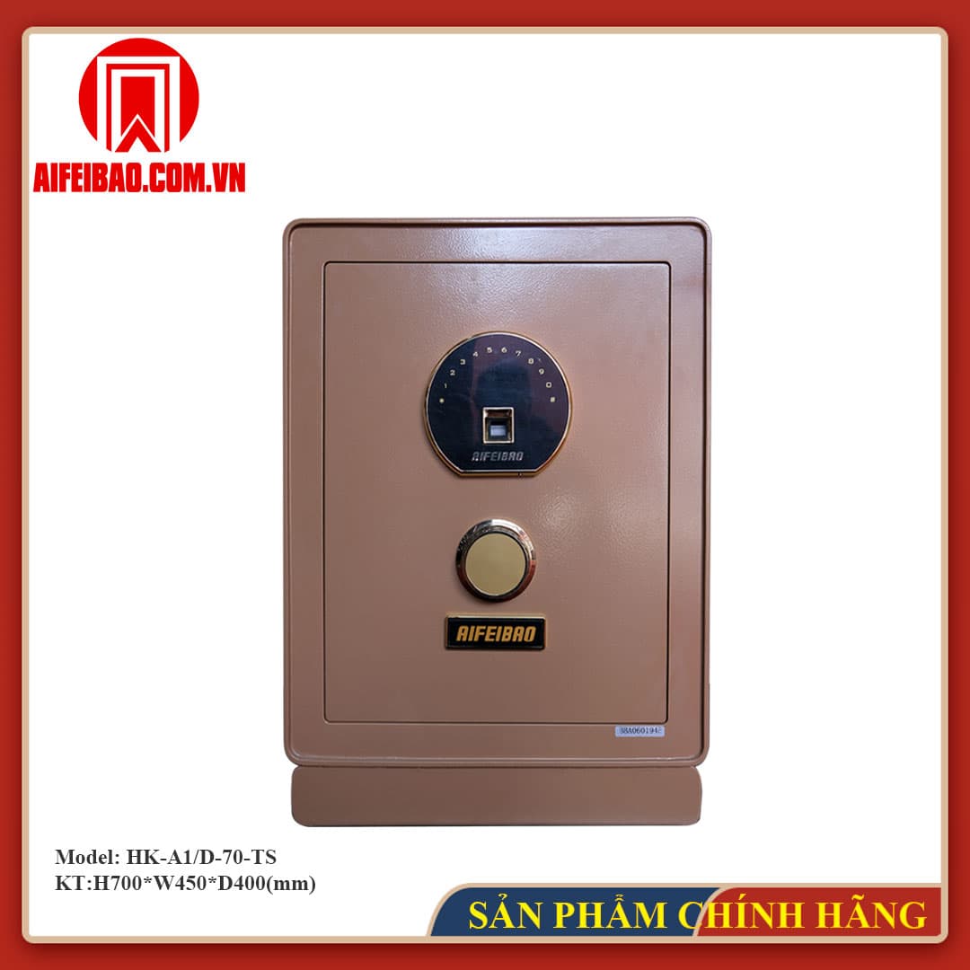 Mặt trước két Aifeibao HK-A1/D-70-TS màu nâu