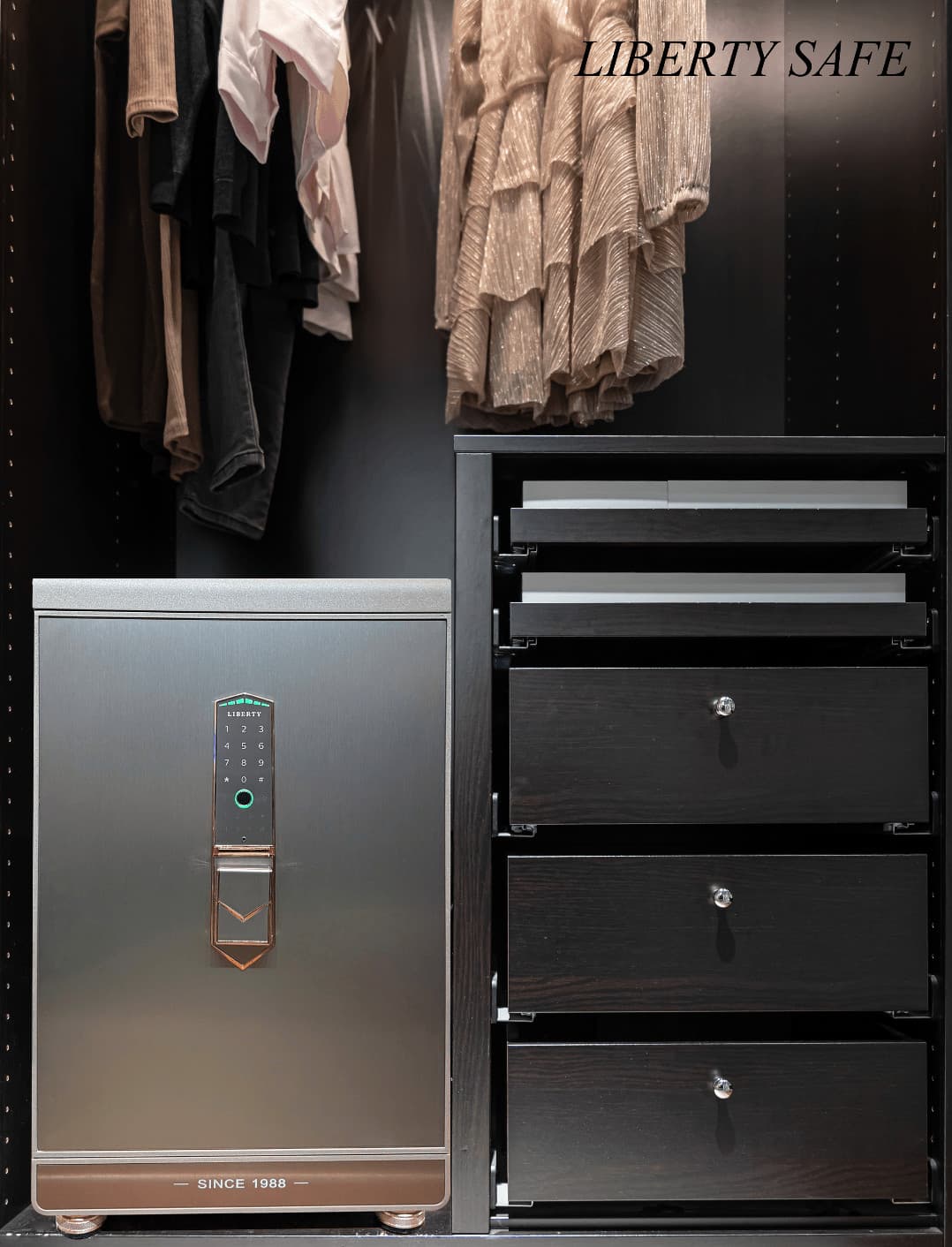 Két Sắt Liberty Premium LB79S5II - Khóa Vân Tay Điện Tử Kết Nối Điện Thoại