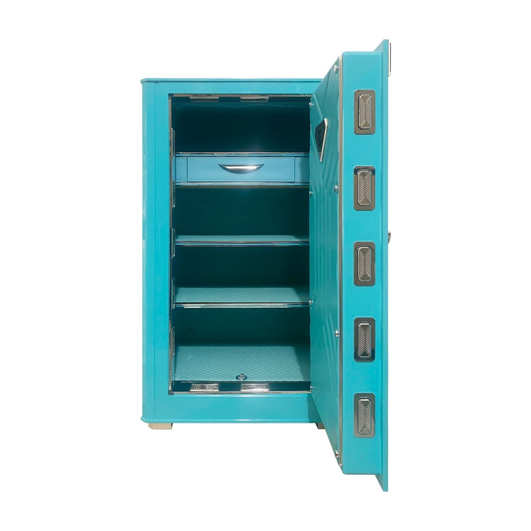 Két sắt BOFA BJ-100TG mở cửa để quan sát khoang bên trong