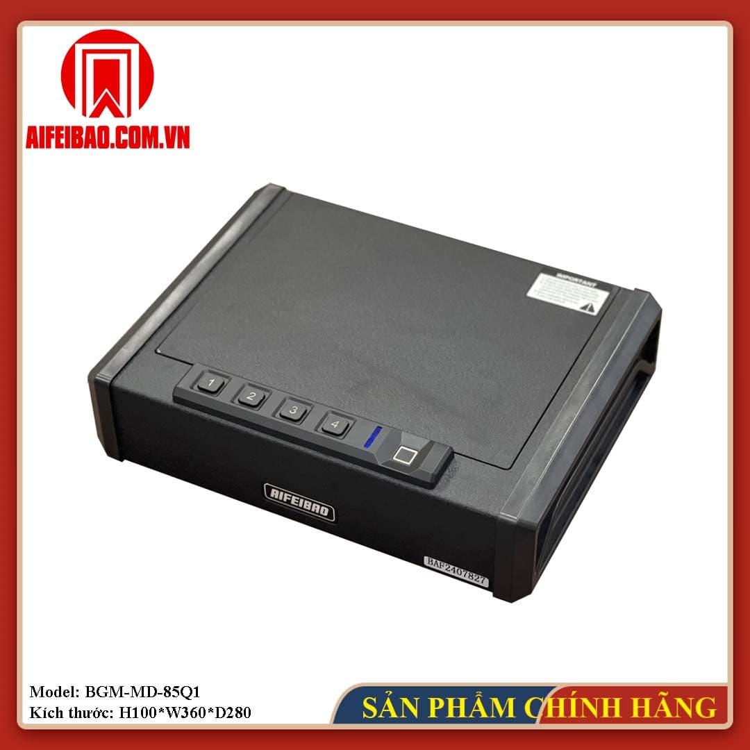 Két ô tô Aifeibao BGM-MD-85Q1 màu đen nhìn từ phía trên