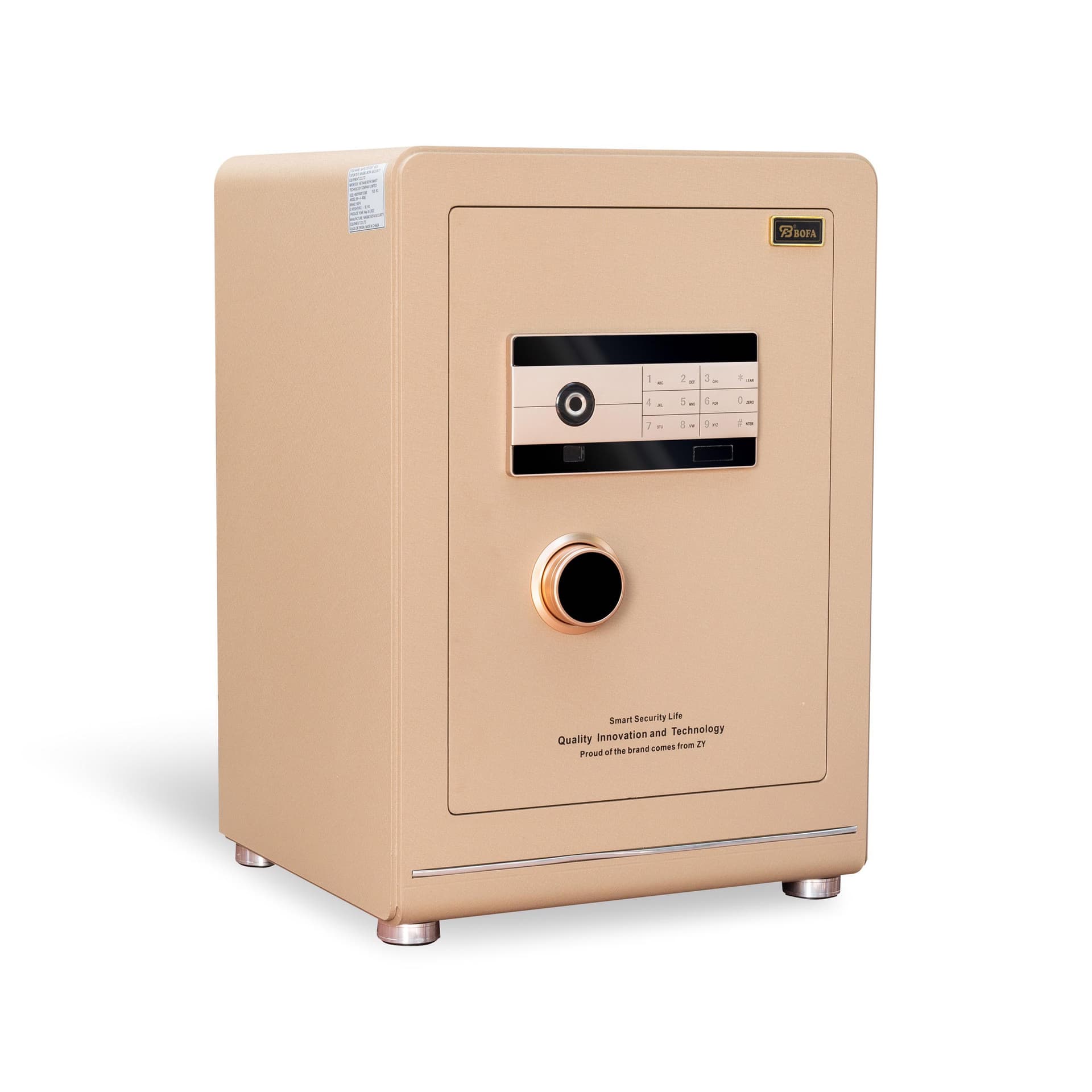 Két sắt BOFA BF-V-60BJ nhìn từ góc nghiêng