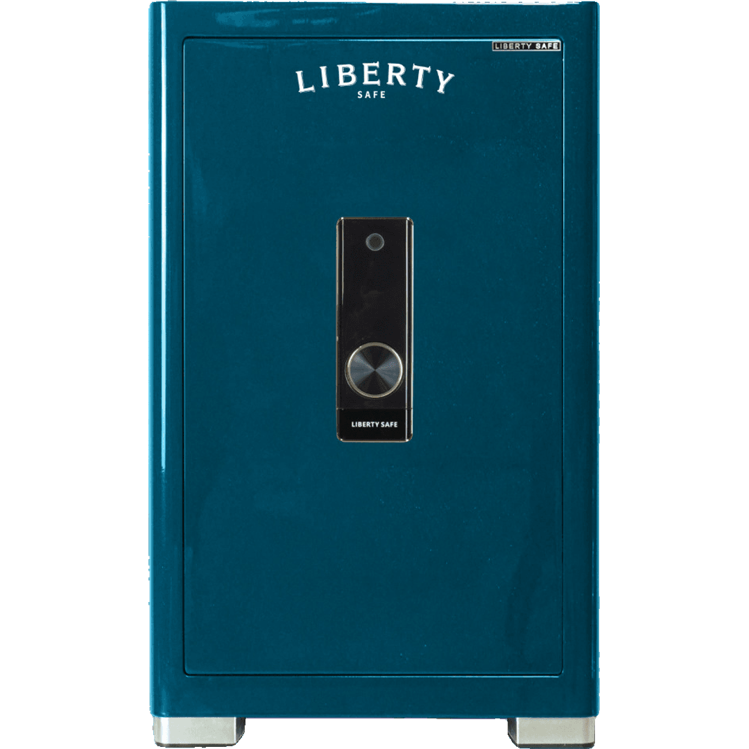 Két Sắt Liberty LB88Pro Special Edition - Khóa Vân Tay Điện Tử Kết Nối Điện Thoại – Xanh Cổ Vịt – ảnh tách nền