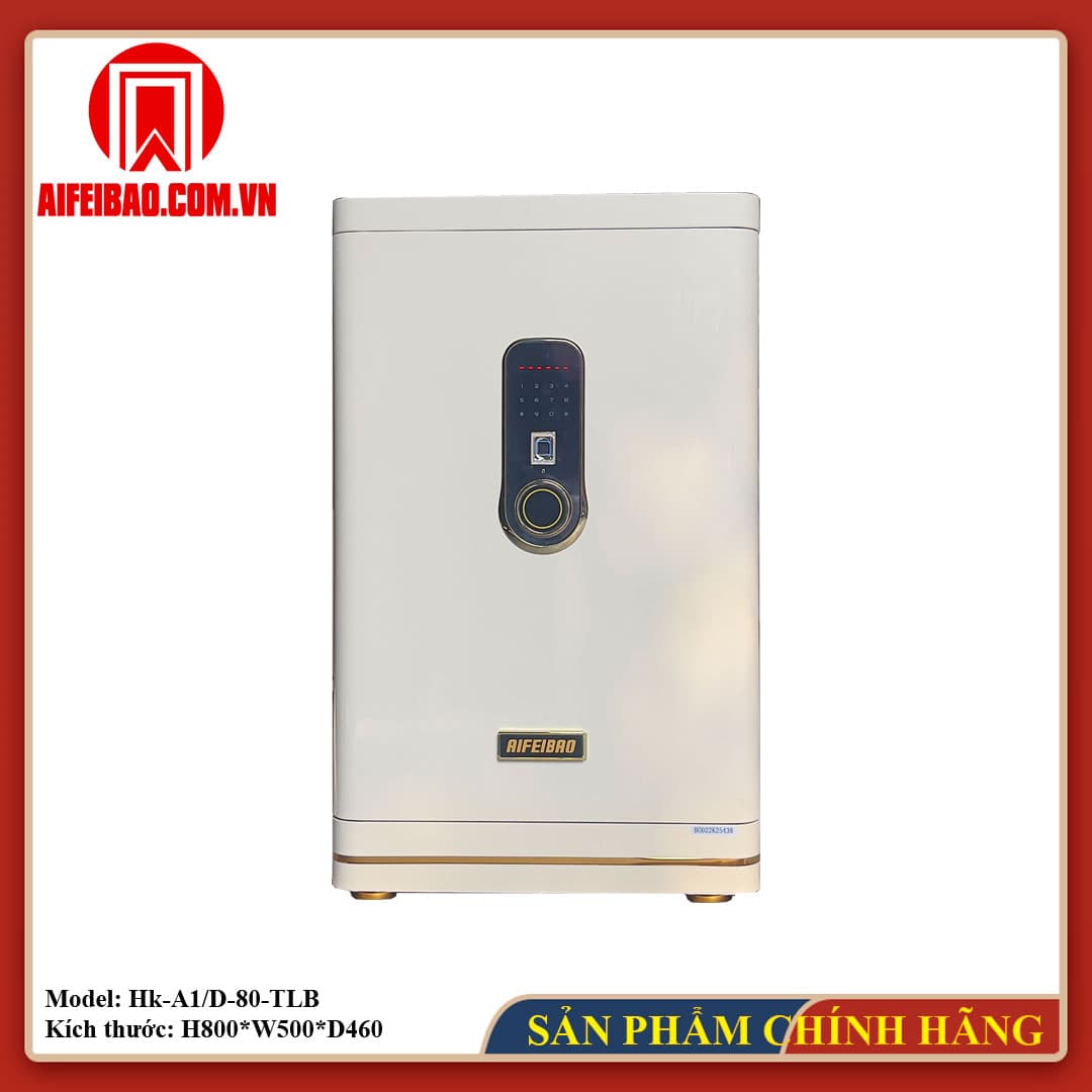 Mặt trước két Aifeibao HK-A1/D-80-TLB màu trắng ngà