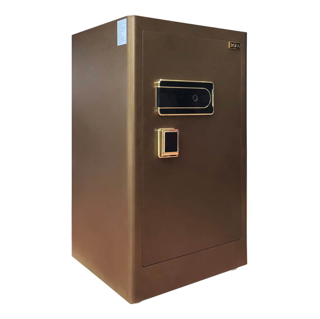 Két sắt BOFA ZB-80DJ màu nâu cà phê nhìn từ góc nghiêng