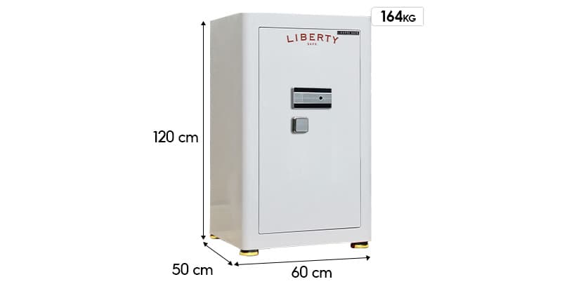 Két Sắt Liberty LB1200S – Trắng Ánh Kim – ảnh gốc kèm kích thước