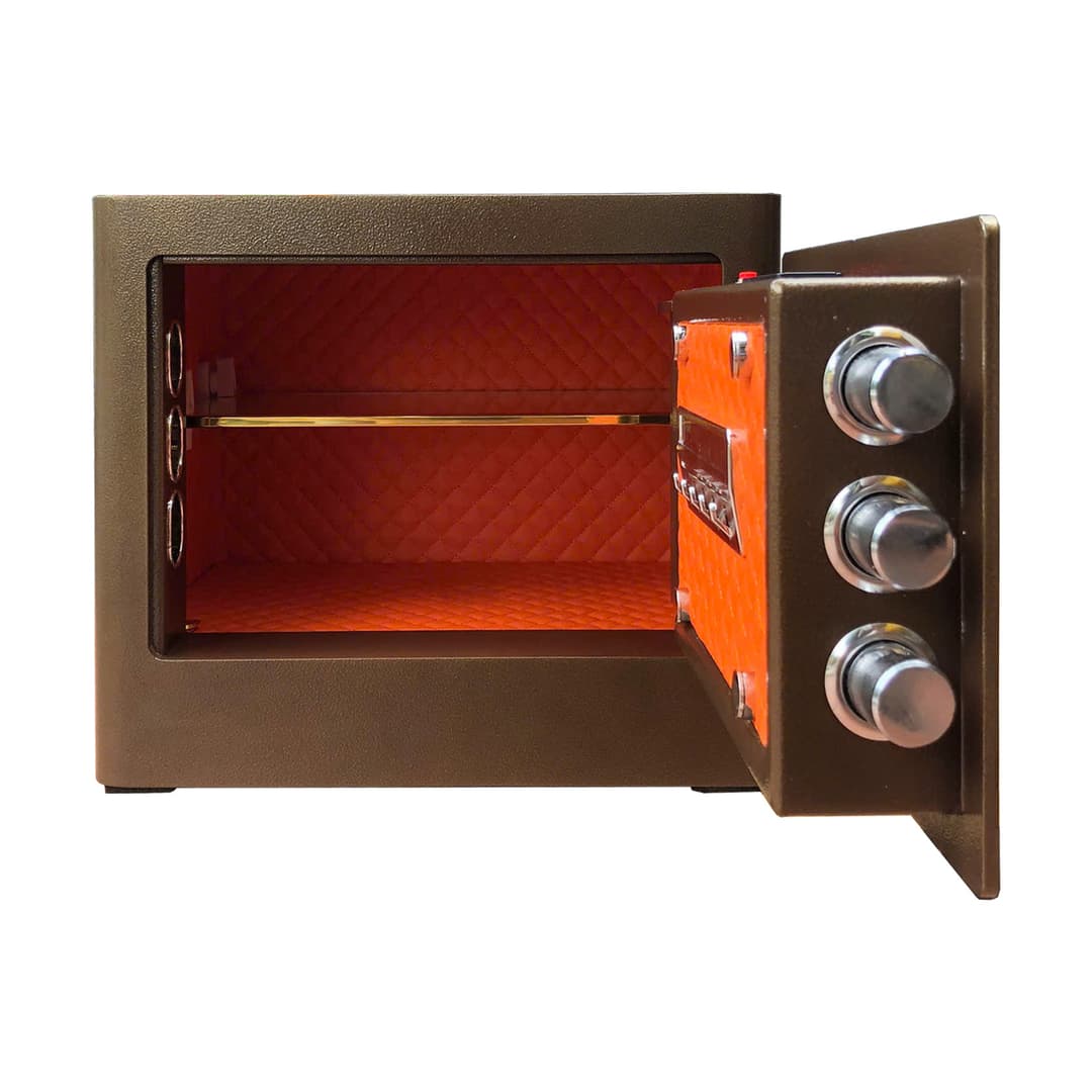 Ảnh tham khảo dòng ZHIBO màu nâu cà phê do nhà cung cấp dùng cho mẫu ZB-30DJ, mở cửa để quan sát khoang bên trong