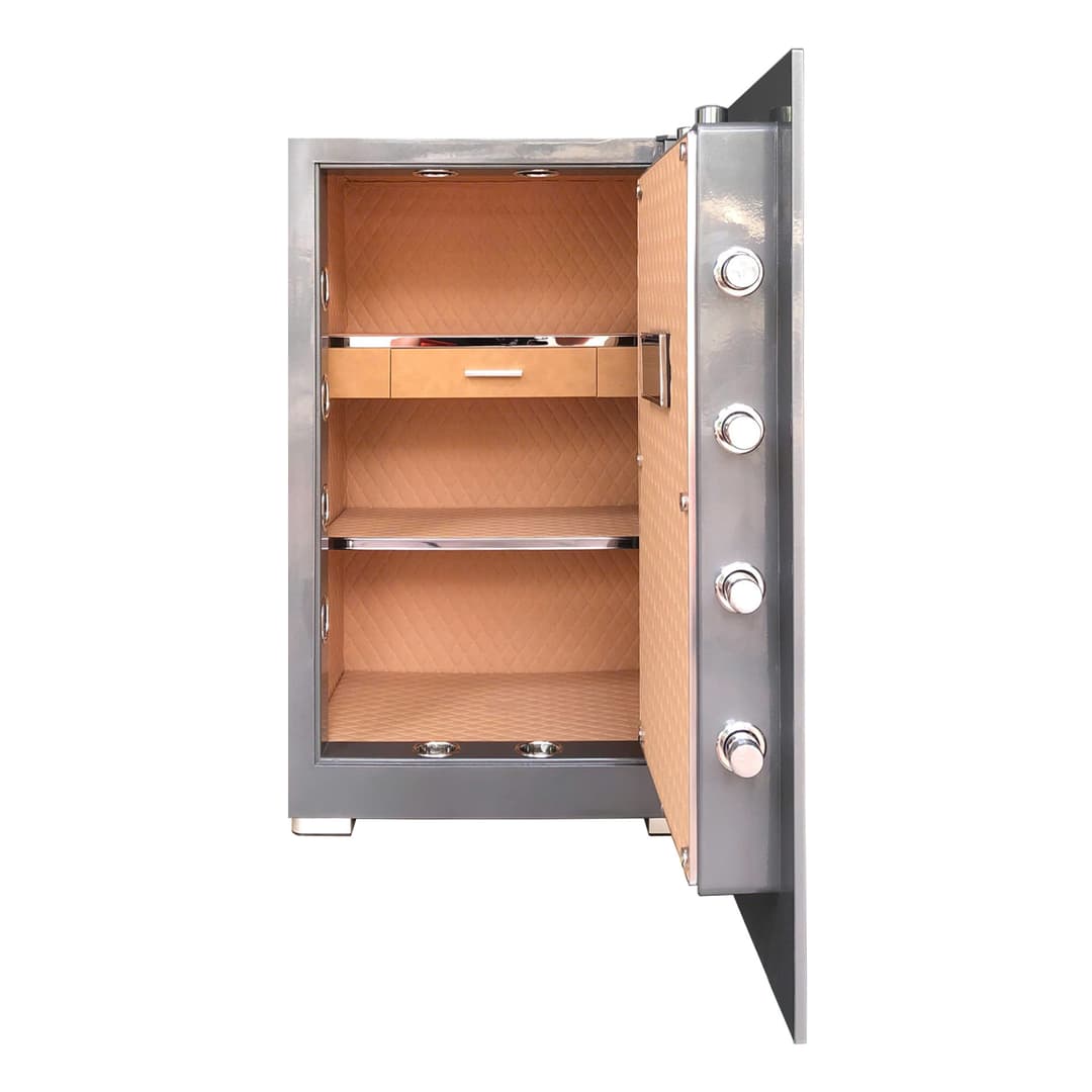 Két sắt BOFA BS-80LY mở cửa để quan sát khoang bên trong