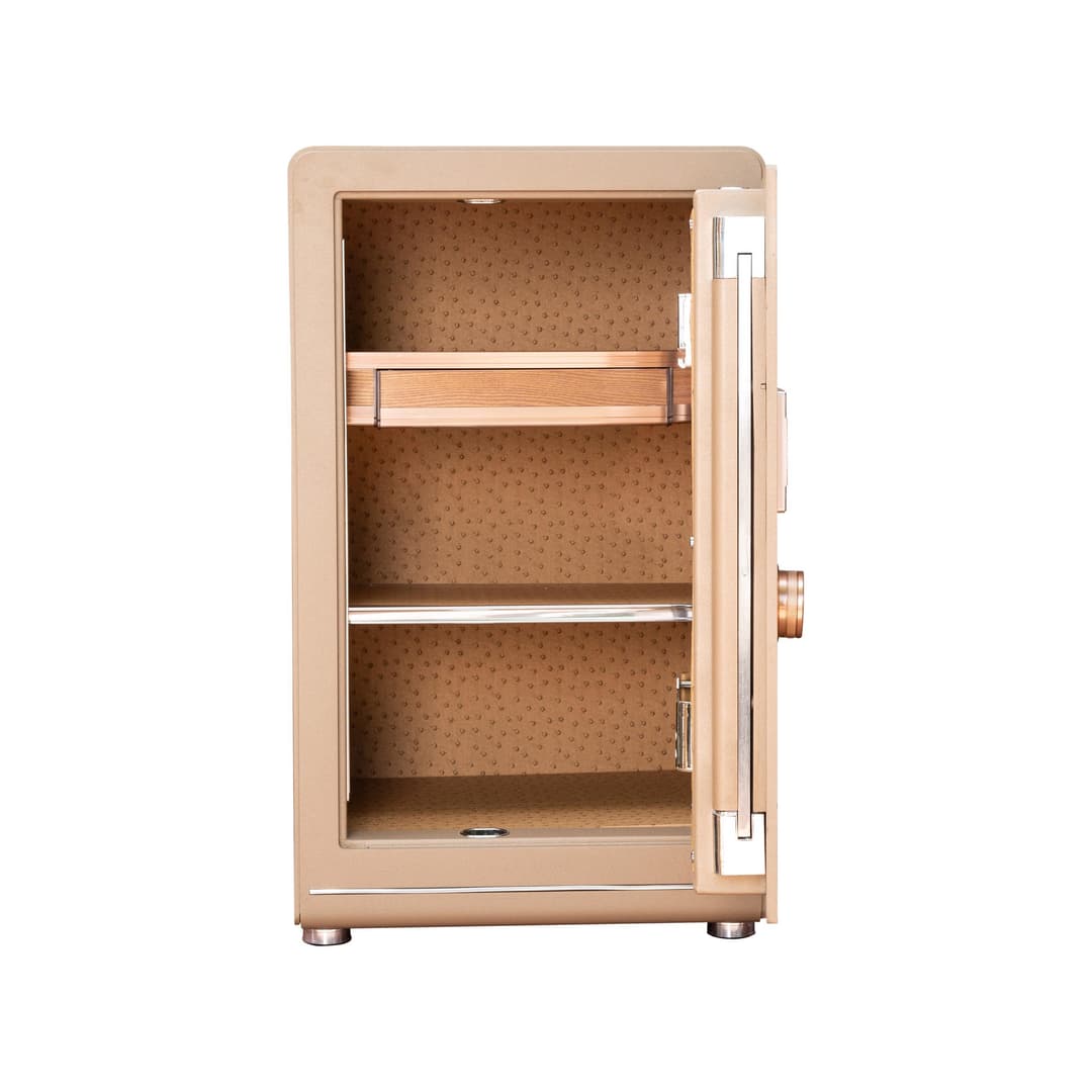 Két sắt BOFA BF-V-70BJ mở cửa để quan sát khoang bên trong