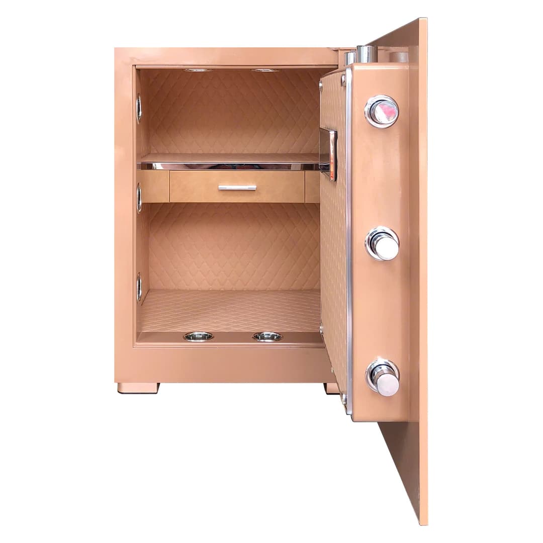 Két sắt BOFA BS-60LY mở cửa để quan sát khoang bên trong