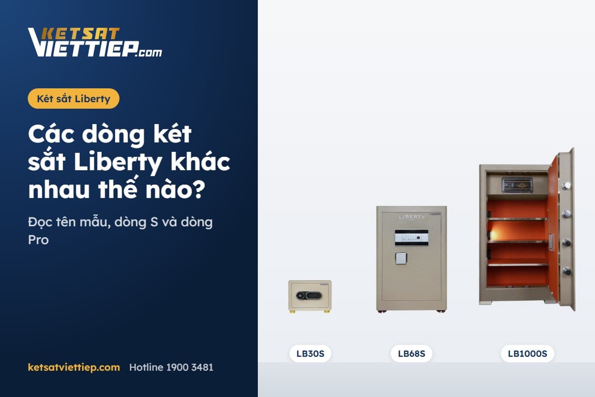 Két sắt Liberty LB30S, LB68S và LB1000S