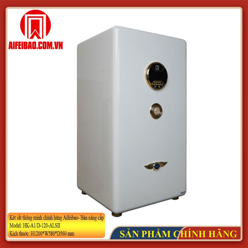 Két sắt thông minh Aifeibao HK-A1/D-120-ALSII bản nâng cấp có khay để đồng hồ cơ