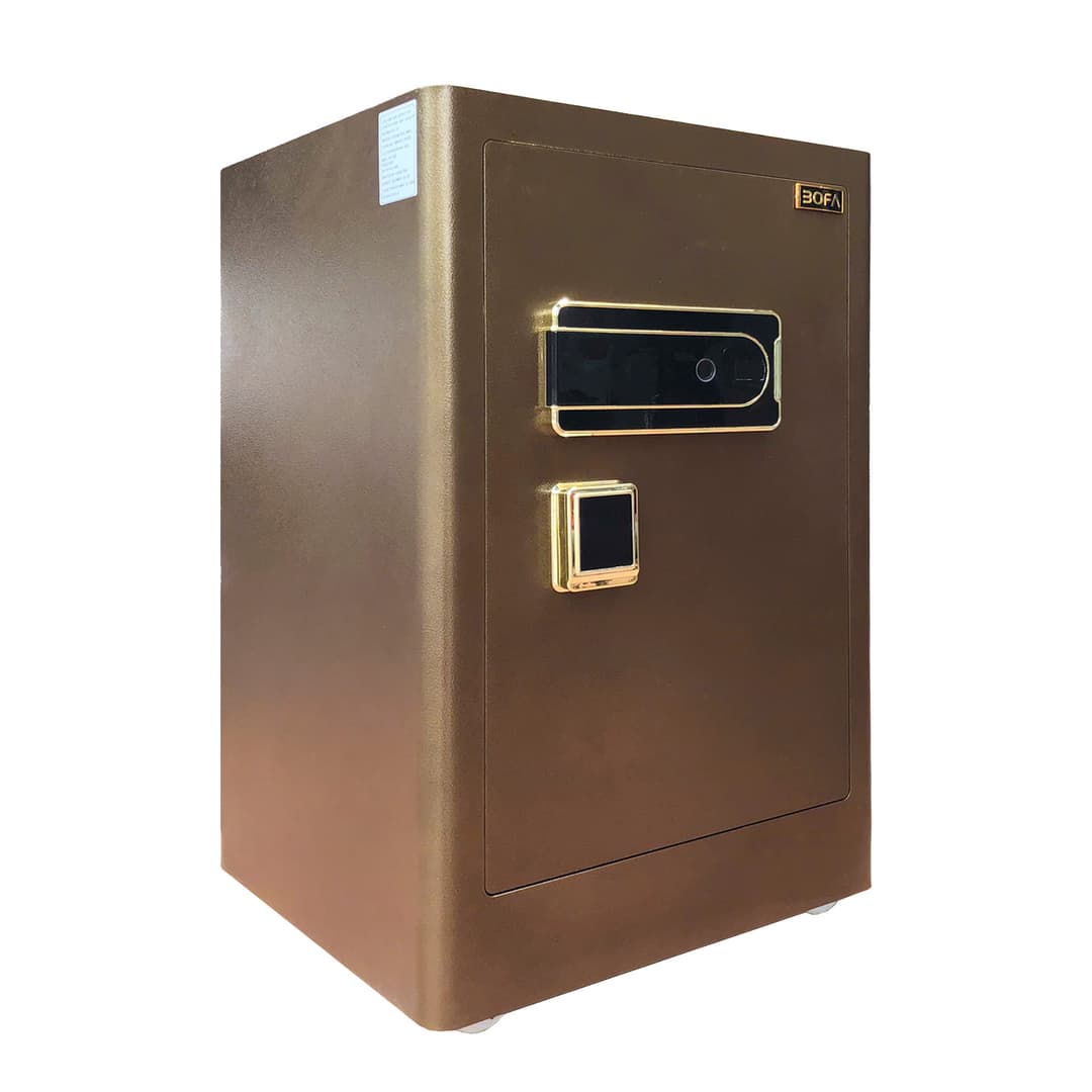 Két sắt BOFA ZB-60DJ màu nâu cà phê nhìn từ góc nghiêng