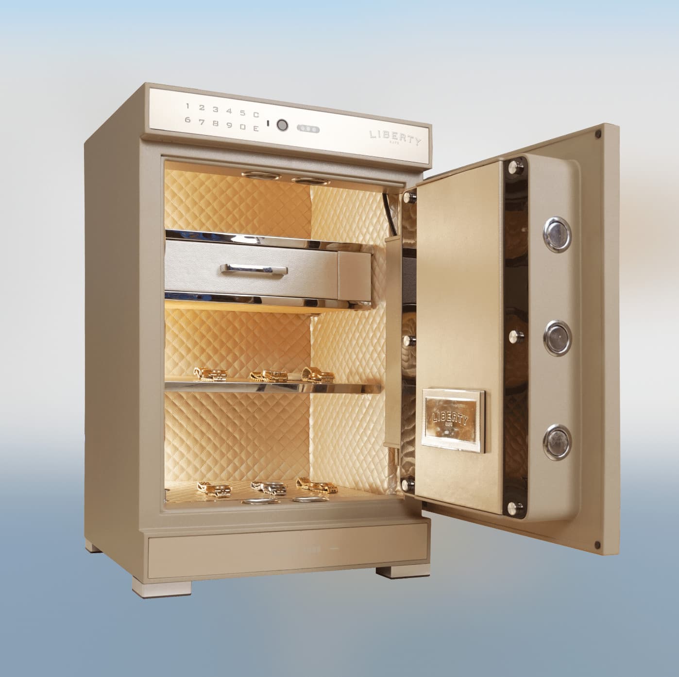 Két Sắt Liberty LB68 Vantis Max - Quét Tĩnh Mạch Bàn Tay