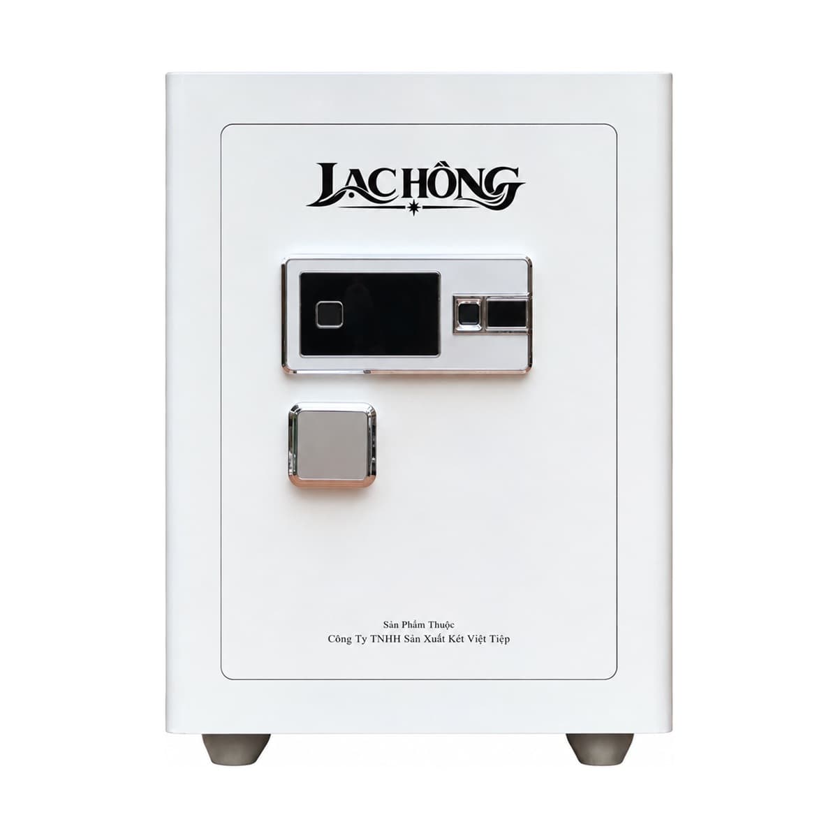 Két sắt Lạc Hồng VSC86 PRO màu trắng, đóng cửa, mặt trước