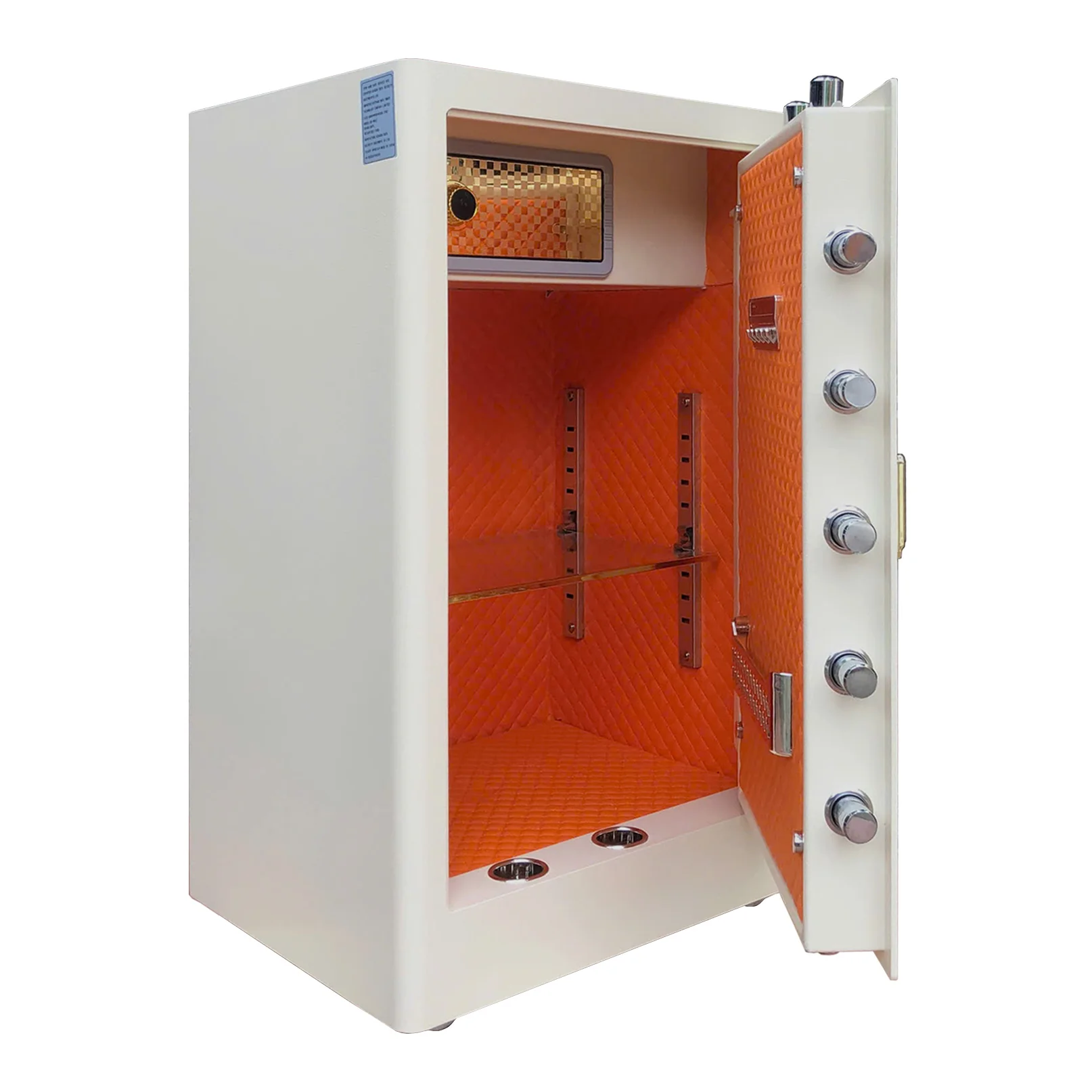 Bofa ZB-80DJ: góc mở cánh và bố trí khoang trong ảnh màu kem