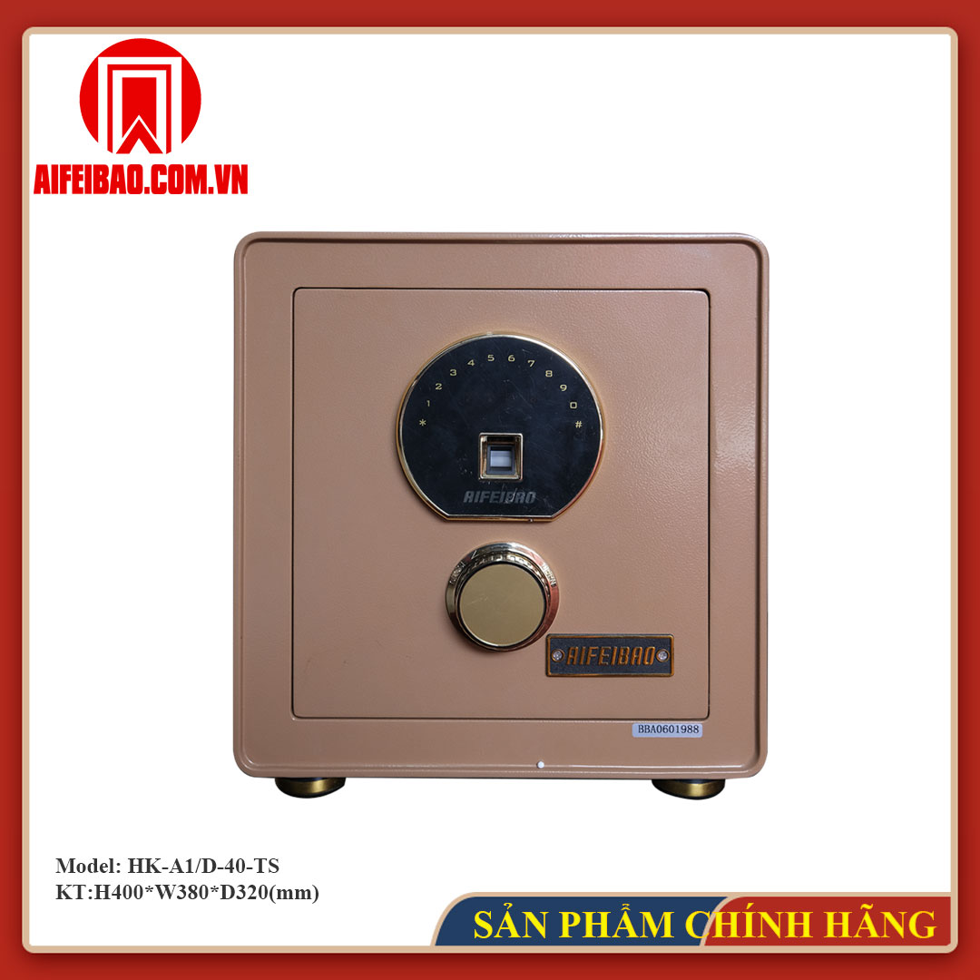 Mặt trước két Aifeibao HK-A1/D-40-TS màu nâu