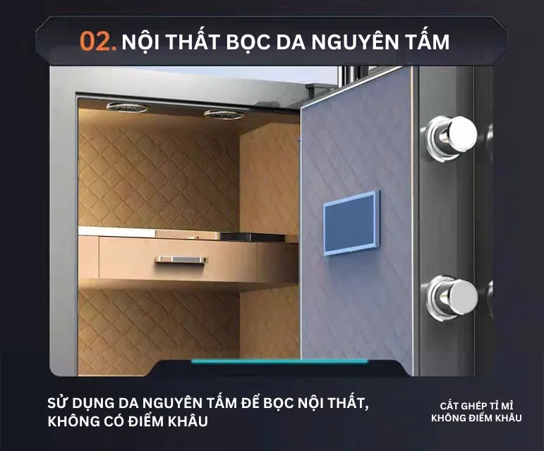 Minh họa lớp lót và tấm ngăn bên trong của dòng BOSHANG LY từ tài liệu Bofa