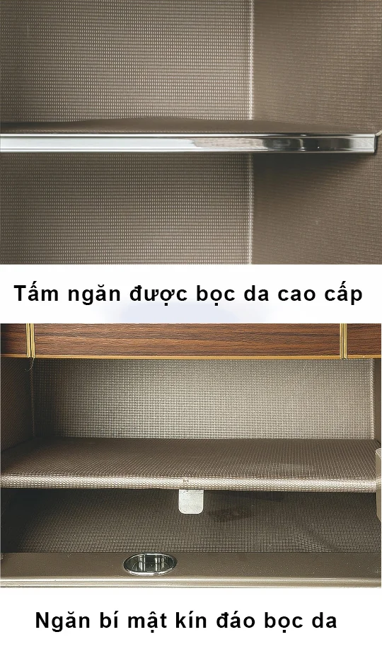 Ảnh tham khảo dòng BOFAN: tấm ngăn và ngăn phía dưới