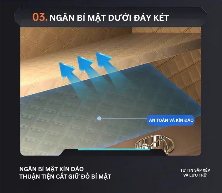 Minh họa ngăn phía dưới đáy két của dòng BOSHANG LY từ tài liệu Bofa