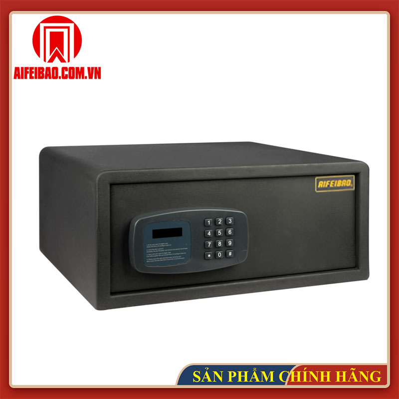 Góc trước két khách sạn Aifeibao HK-M/D-20-KS mặt nổi màu đen