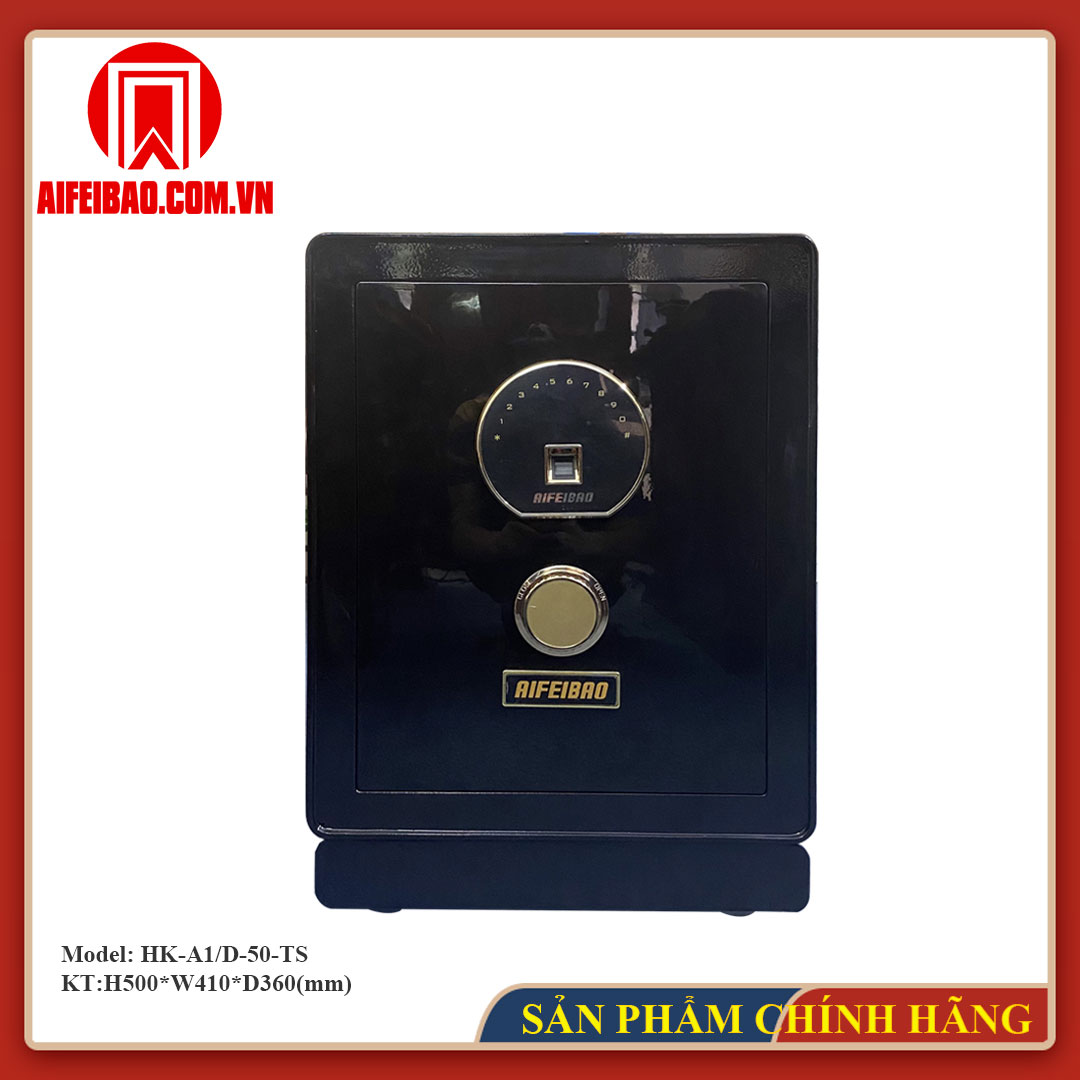 Mặt trước két Aifeibao HK-A1/D-50-TS màu đen